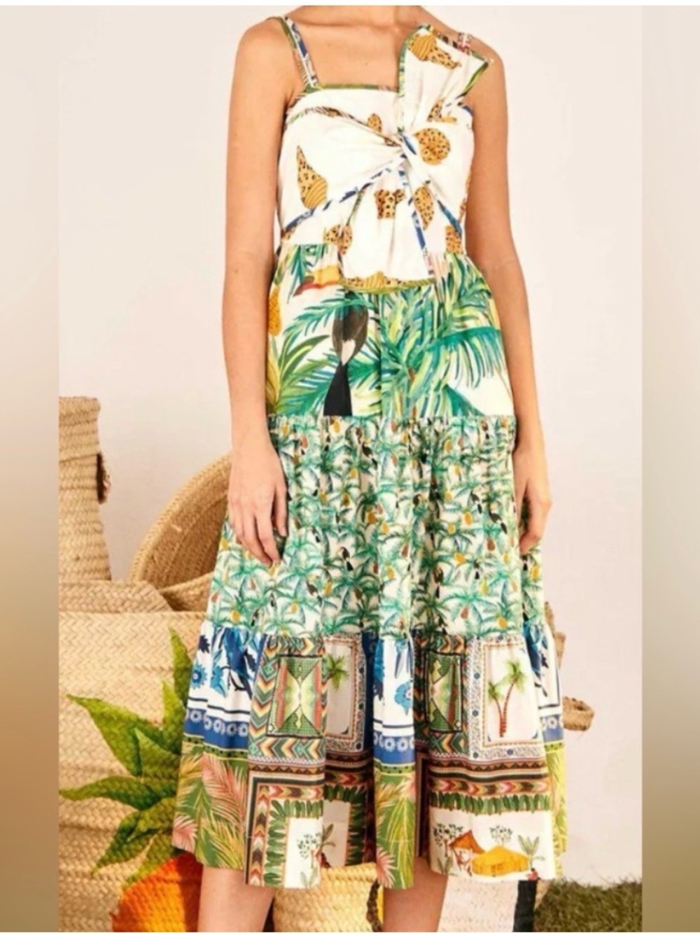 FARM Rio Tropical Sundress